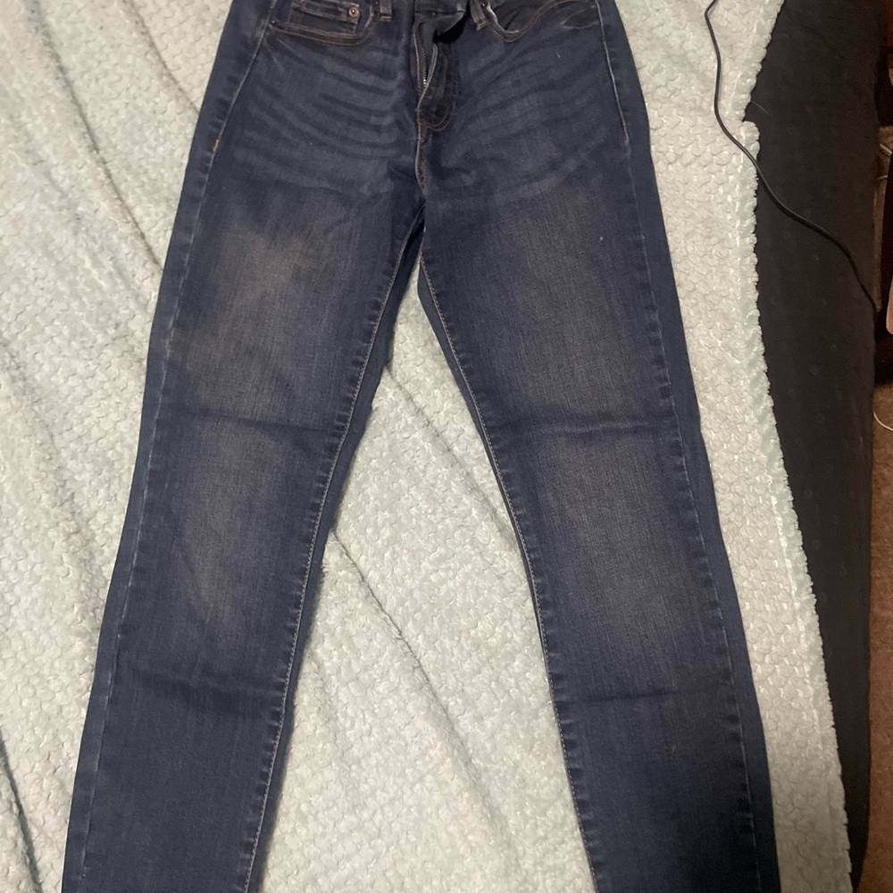 Dark Blue Denim Jeans
